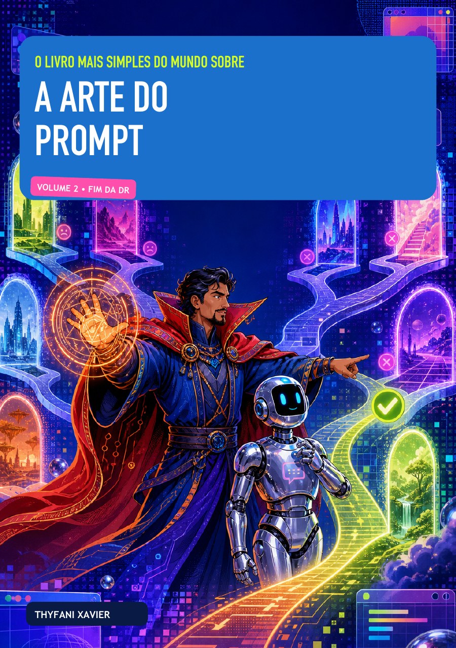 Capa do e-book Volume 2: A Arte do Prompt